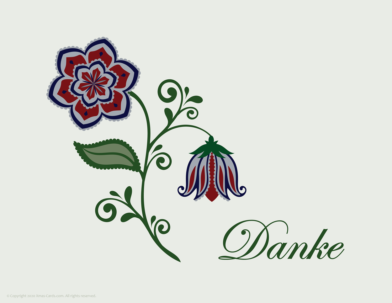 eCard_Simplicity_Flower Art_colorful_green_danke v.1.01_1250